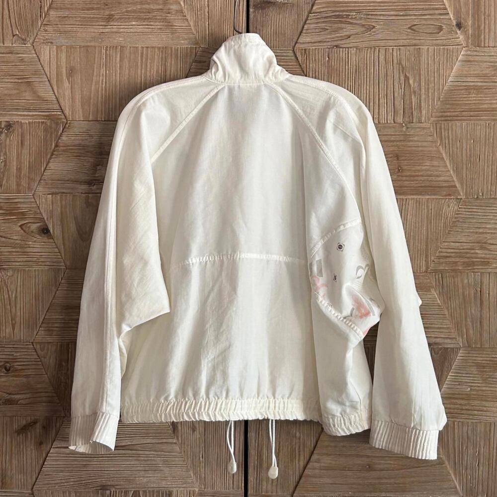 Vintage White Nike Challenge Court Jacket Size S/M Circa Tennis 80s - Picture 5 of 5
